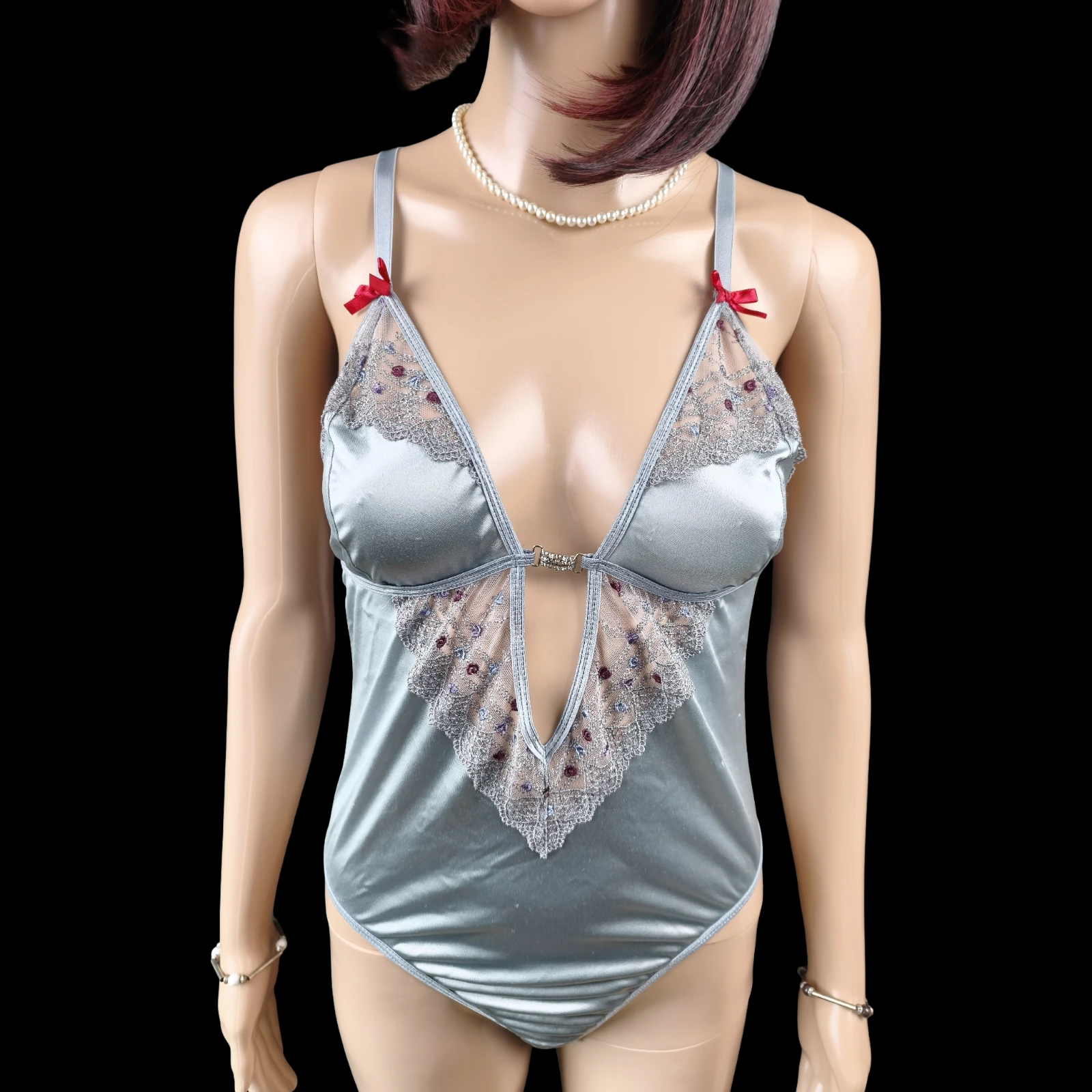 Cuerpo satinado con estilo femenino y elegante, marca Casimir – Nuevo / Talla 44/46 – photo 8